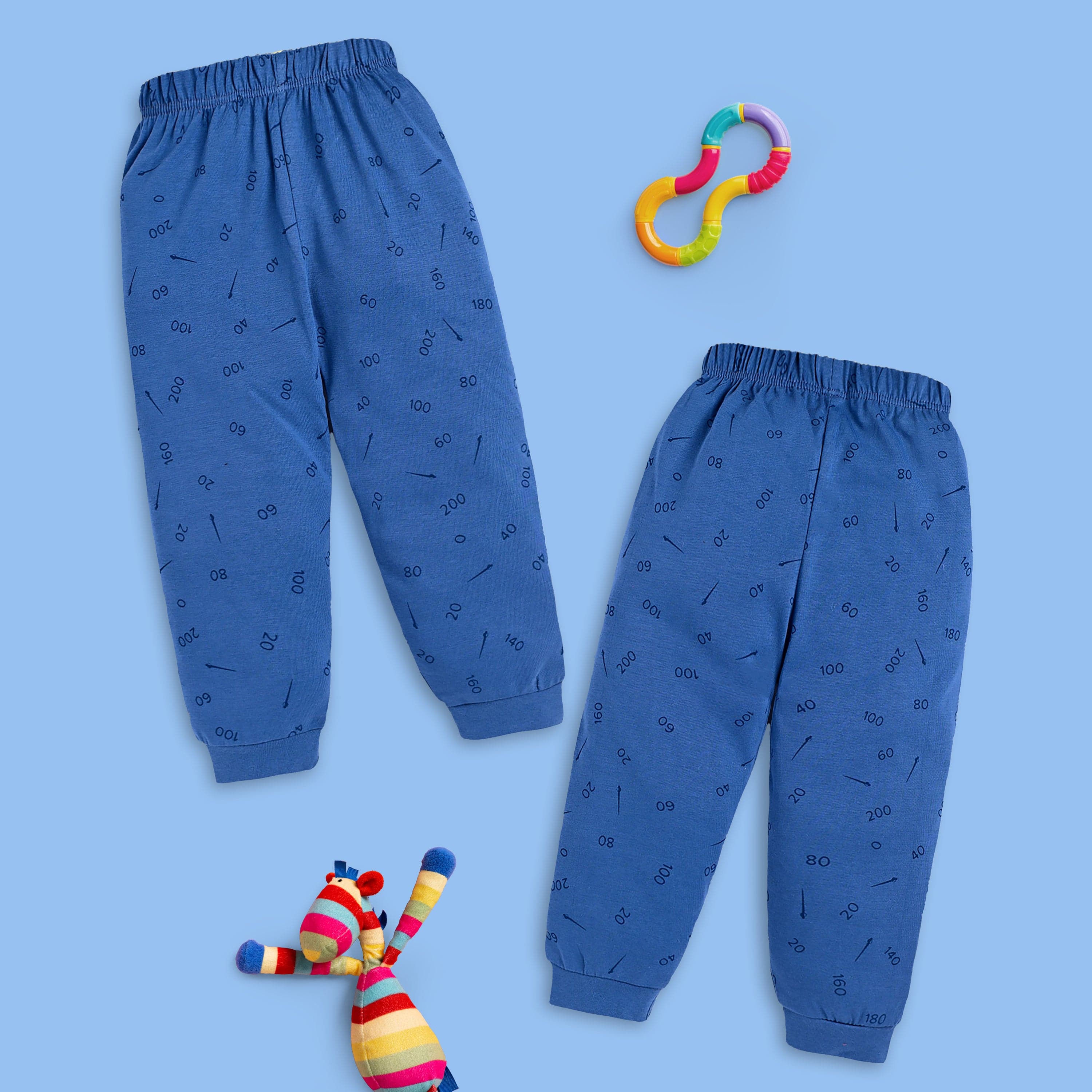 Baby Boys & Baby Girls Pack Of 3 Pyjama 100% Cotton - Image 3