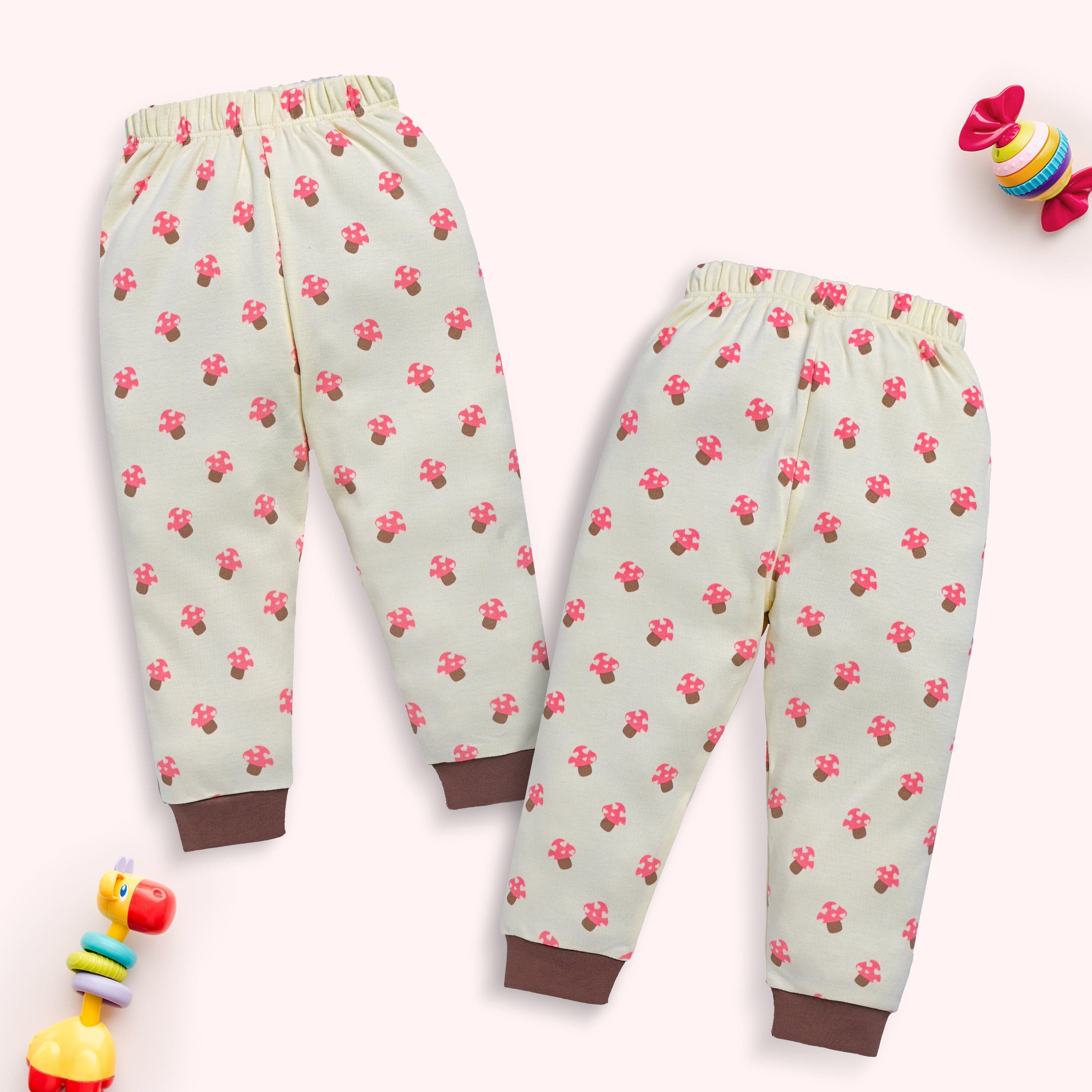 Baby Boys & Baby Girls Pack Of 3 Pyjama 100% Cotton - Image 3