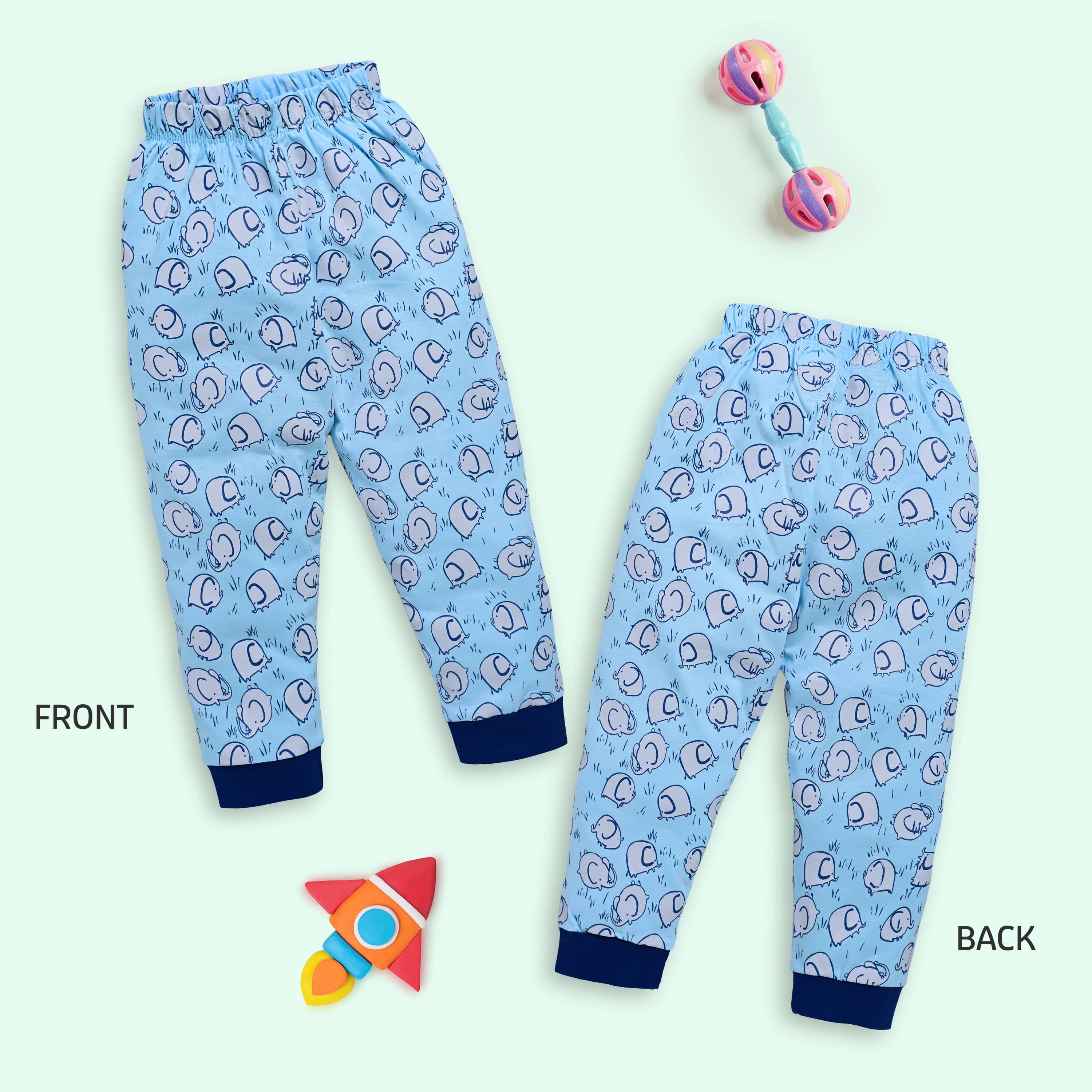 Baby Boys & Baby Girls Pack Of 3 Pyjama 100% Cotton - Image 3