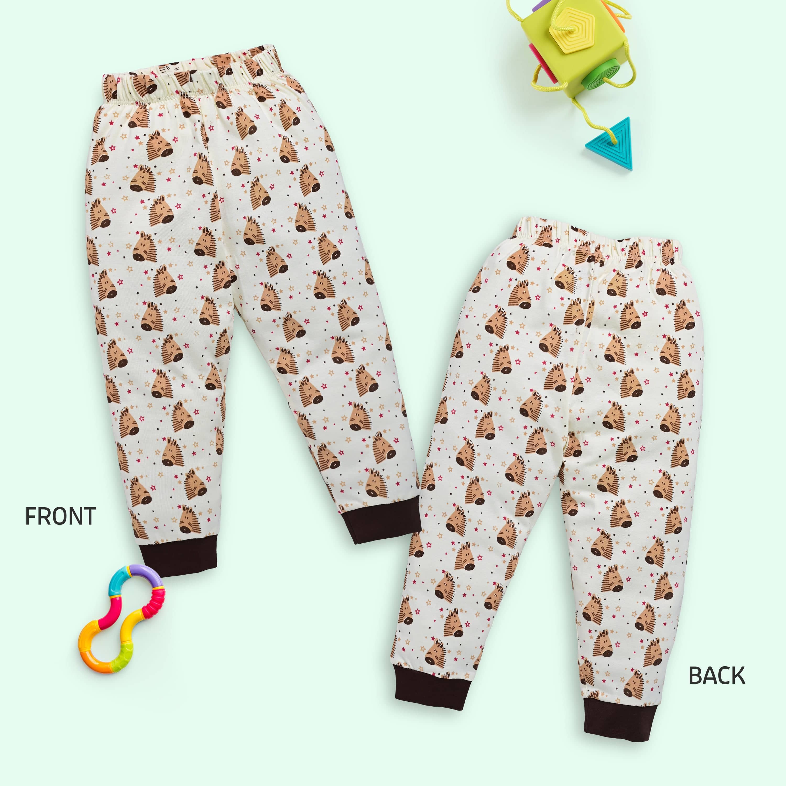 Baby Boys & Baby Girls Pack Of 3 Pyjama 100% Cotton - Image 4