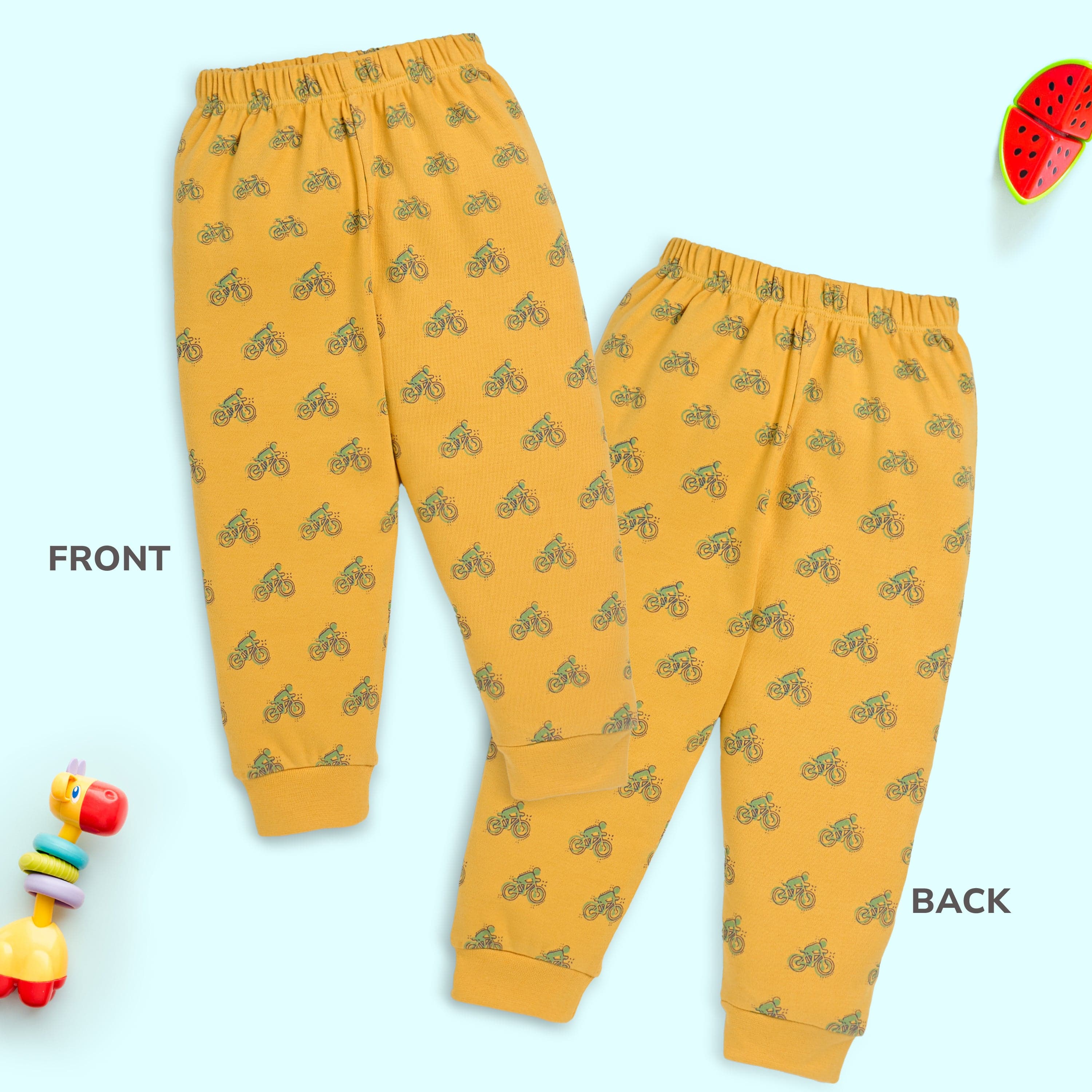 Baby Boys & Baby Girls Pack Of 3 Pyjama 100% Cotton - Image 4