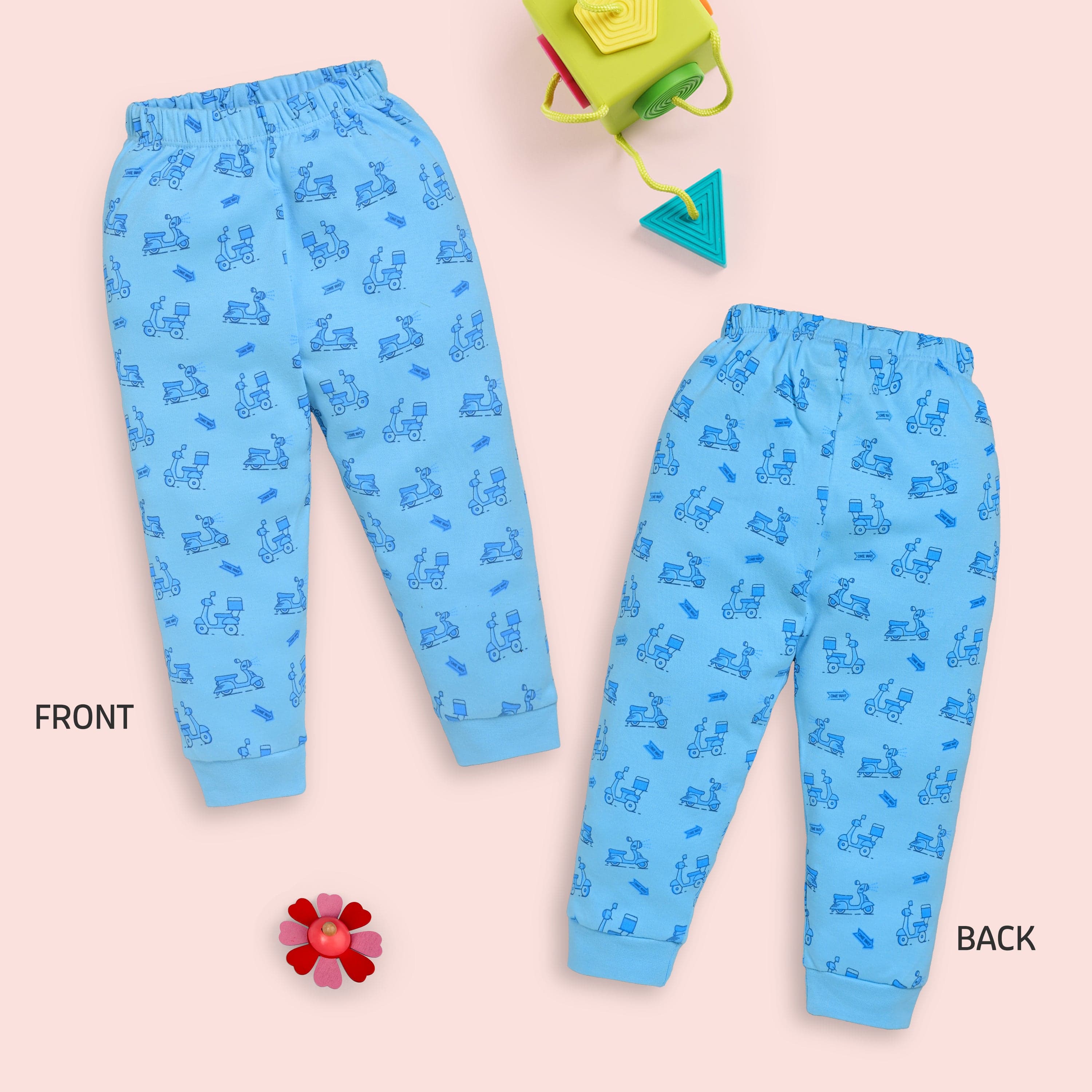 Baby Boys & Baby Girls Pack Of 3 Pyjama 100% Cotton - Image 4